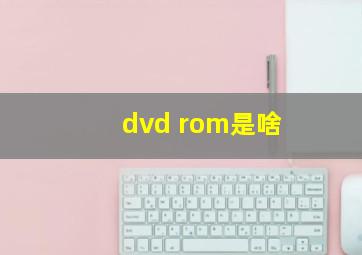 dvd rom是啥